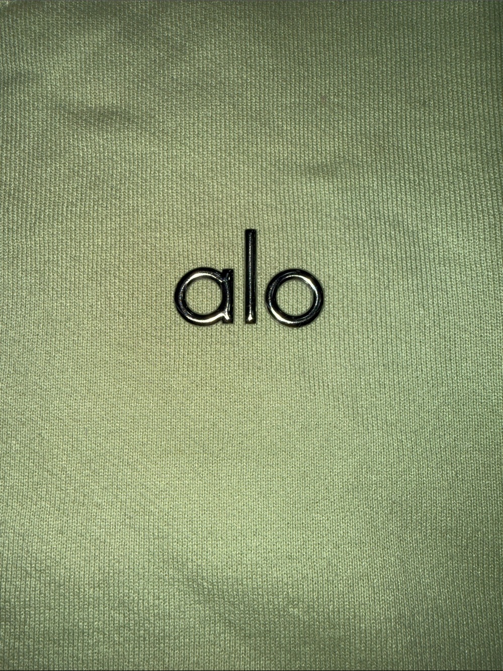 Alo yoga accolade crew neck color green tea